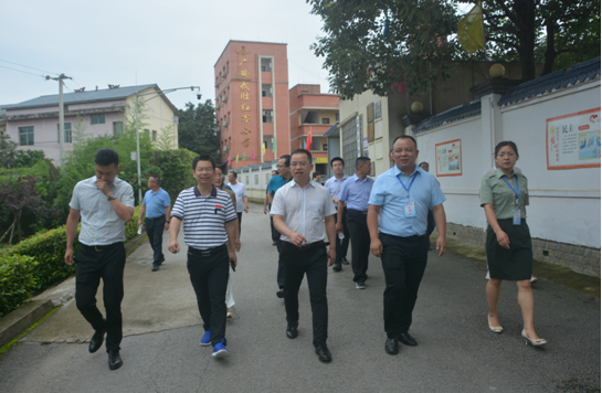 武胜县县长陈俊楠一行莅临武胜中小学生综合实践基地视察指导工作